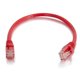 thumbnail image 1 of Cable de red C2G Cat5e sin enganche UTP rojo, 1 of 4