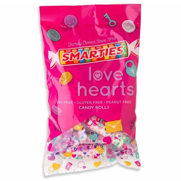 Caramelos Love Hearts Smarties 198 g