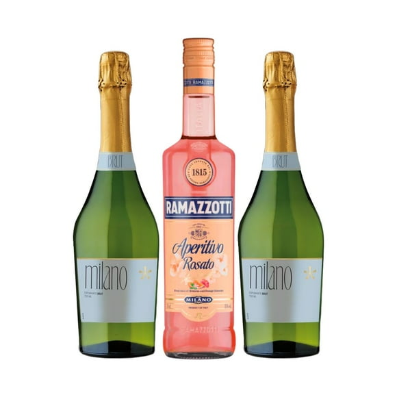 Pack Licor Rosato 700cc + 2 Espumantes Milano 750cc