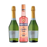 Ramazzotti - Pack Licor Rosato 700Cc + 2 Espumantes Milano 750Cc