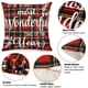 thumbnail image 3 of Fundas de almohada navideñas de 18 x 18 pulgadas, almohadas decorativas navideñas, funda de almohada de estilo rústico escocés, funda de cojín de lino y algodón para decoración del hogar, juego de 4, 3 of 7