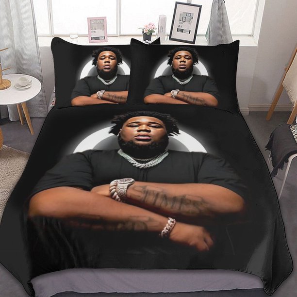 Rod Wave Rap 3 Pieces Bedding Sets Soft Comforter Sets Decor Bedroom Gifts