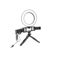 Importclick - Aro De Luz Led Trípode Multi Posición Fill Light Doble Celular