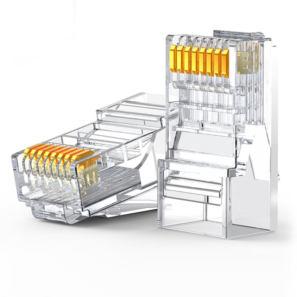 Ugreen - Conector Rj-45 Plastico 10un (bag) Cat6 1000mbps Nw120