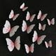 thumbnail image 1 of 12pcs 3D Imitation Butterfly Wall Stickers, Glitter Butterfly Stickers, Room Wall Decor, 1 of 3