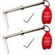 thumbnail image 1 of Llave de emergencia para puerta de ascensor, paquete de 2 unidades, YnFag Universal, 1 of 9
