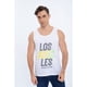 thumbnail image 3 of Polera Musculosa Hombre Sin Mangas Colores Los Angeles 7605, 3 of 4