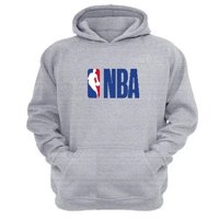 Genérico - Polerón Canguro National Basketball Asociation Nba Gris Claro Talla Xs Unisex