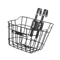 Ioensy - Cesta De Bicicleta Para Niños Decoración Delantera Cesta De Ciclo De Alambre De Hierro Para Niños Niñas Al Aire Libre 23Cmx18.5Cmx14Cm