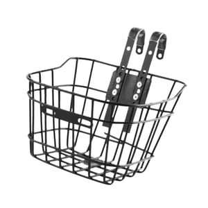 Ioensy - Cesta De Bicicleta Para Niños Decoración Delantera Cesta De Ciclo De Alambre De Hierro Para Niños Niñas Al Aire Libre 23Cmx18.5Cmx14Cm