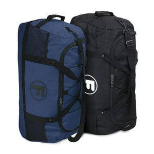 Pack 2 Bolsos F Goliat Xl Enrollable 130Lts Negro Y Azul