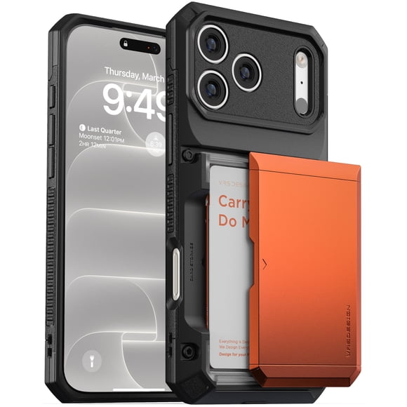 Funda VRS DESIGN para iPhone 18 Pro Max Naranja