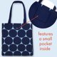 thumbnail image 5 of Bolso de lona Kate Spade New York para mujer Joy Dot Blue, 5 of 6