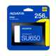 thumbnail image 1 of DISCO ADATA DE ESTADO SOLIDO 256GB SSD 2.5" ULTIMATE SU650 P/N ASU650SS-256GT-R, 1 of 5