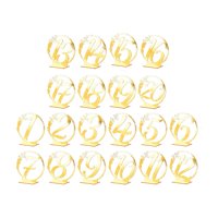 Bothyi - Tarjetas De Número De Mesa Tarjetas De Asiento Para Decoración De Fiesta De Banquete Celebración 20 Piezas Aureate