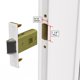 thumbnail image 4 of Juego de manijas de puerta Storm Larson M2 Mortise Brass con cerrojo con llave, 4 of 5