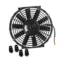 Ioensy - Conjunto De Ventilador Eléctrico Genérico Reemplazo Universal Ventilador De Enfriamiento Del Radiador Del Automóvil 12 V 80 W