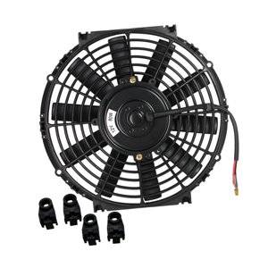Ioensy - Conjunto De Ventilador Eléctrico Genérico Reemplazo Universal Ventilador De Enfriamiento Del Radiador Del Automóvil 12 V 80 W