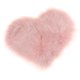 thumbnail image 2 of 40x50cm shaggy en forma de corazón área de la alfombra alfombrilla alfombra cojín rosa, 2 of 3