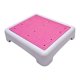 thumbnail image 2 of Taburete De Cocina Con Plataforma Para Silla De Oficina, Para Personas Mayores Y Discapacitadas, Color Blanco Y Rosa, 2 of 5