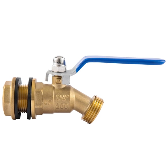 Llave de paso de agua de latón BILAL, kit de válvula de bola GHT macho de 3/4"