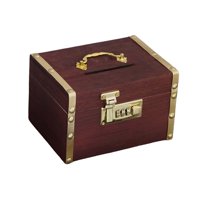 Bothyi - Hucha De Madera Con Bloqueo De Contraseña, Caja De Almacenamiento Para Adultos Para Monedas En Efectivo, Regalos Para Niños