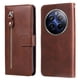 thumbnail image 1 of Funda con Cremallera para Realme 12 PRO/PRO Plus, Carcasa Cartera de Cuero PU con Soporte y Tarjetero, 1 of 6