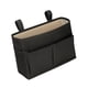 thumbnail image 2 of Bolsa de almacenamiento para colgar en la cama, organizador versátil, fácil de instalar para controles remotos, cuadernos, cesta con bolsillos para ca Negro, 2 of 5
