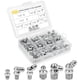 thumbnail image 1 of Kit de accesorios de engrase Akeoil, 60 unidades, BSP de 1/4 y 1/8 pulgadas con funda, 1 of 7