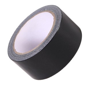 Magideal - Cinta Adhesiva Resistente, Cinta Adhesiva De Tela Para Conductos, Cinta De Tela Impermeable De Alta Viscosidad De 10 M Para Cables, Alfombras, Marcos 40Mmx10M Negro