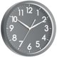 thumbnail image 2 of Reloj de pared AKCISOT de 25 cm, analógico, gris, funciona con pilas, 2 of 9