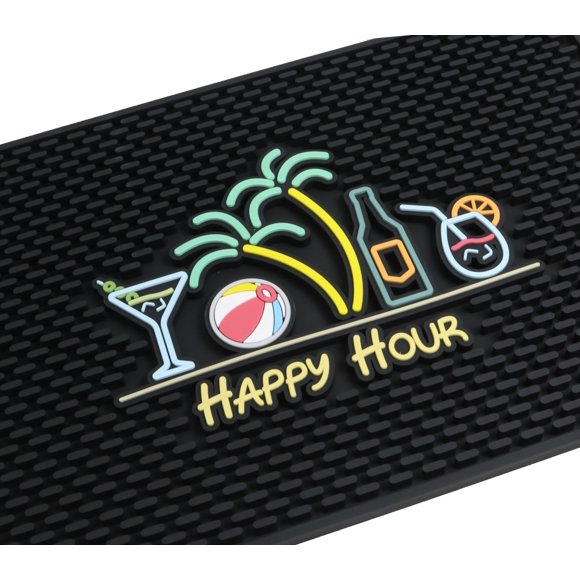 Placemat CALUVAR Tiki - Alfombrilla de bar Happy Hour (46 x 30 cm)