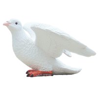 Ioensy - Simulación De Colecciones De Estatuas De Palomas, Modelo De Pájaros Falsos Para Jardín, Hogar, Oficina, Estilo D