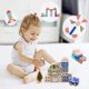thumbnail image 4 of Juego de paraguas City Building Blocks, 115 piezas, con rompecabezas y bolsa, 4 of 8