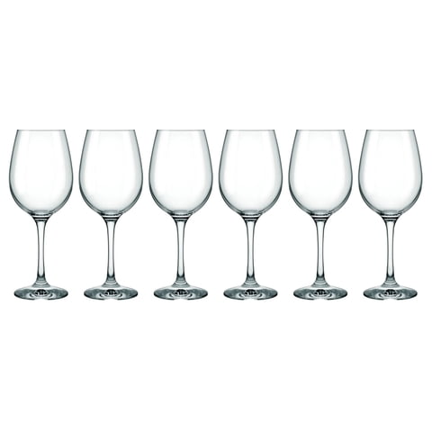 Set 6 Copas Vino Agua 490Ml Nadir Transparente