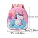 thumbnail image 2 of Cartoon Schoolbag For Boys And Girls Cute Unicorn Dinosaur Backpack Lightweight 3D Backpack For Travel School, 2 of 3