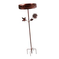 Magideal - Baño Para Pájaros, Estación De Alimentación, Comedero Para Pájaros Resistente Con Estaca De Jardín, Comedero Para Pájaros Para Césped, Patio, Cerca, P