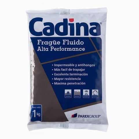Frague Fluido Negro 1Kg Impermeable Antihongos Cadina
