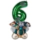 thumbnail image 4 of Jungle Animal Number Globos Jungle Themed Tiger Zebra Monkey Para Suministros 6 A?os De Edad, 4 of 5