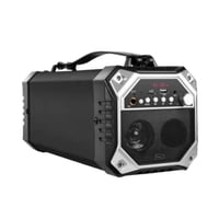 Fujutel - Parlante Bazooka Bluetooth Usb Aux 15W Rms Negro Fujitel