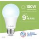 thumbnail image 2 of Bombillas LED Sigalux de 13 W, 100 W, equivalentes a A19 E26, 5000 K, 2 of 9