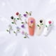 thumbnail image 2 of Xiao Hua Accesorios para Uñas de Goteo Aceite Flor, 0.59 X 0.35 inch Accesorios de Uñas Flor 3D, Manualidades DIY para Accesorios de Uñas de Fondo Plano, 50 Piezas, Plateado, 2 of 5