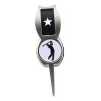 Ioensy - Golf Divot Repair Tool Accs Putting Green Fork Para Golfista Mujeres Hombres Ejercicio D