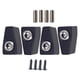 thumbnail image 2 of 4 Piezas De Bloqueo De Cuerdas De Guitarra Profesional Para Instrumentos Accesorios De Guitarra Eléctrica Negro, 2 of 5