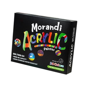 Bothyi - Juego De Marcadores De Pintura Acrílica Bolígrafos De Pintura Acrílica Profesionales Para Taza De Vidrio 24 Colores