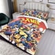 thumbnail image 3 of X-Men '97 Conjunto de sábanas temático, trío de piezas, cómodo y amigable con la piel, diseño único, regalo de decoración para el hogar para familiares, amigos y fans, 90 cm * 190 cm, 3 of 6