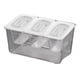 thumbnail image 1 of Compartimentos Extraíbles Del Carrito De Condimentos Refrigerados Para La Barra De Estación De Perritos Calientes Del Hotel 3 Compartimentos, 1 of 5