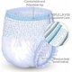 thumbnail image 3 of Ropa interior absorbente, únicas, para bienestar, talle grande, 30 a 40 pulgadas, 3 of 9
