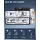 thumbnail image 2 of Conjunto de faros Nilight para camioneta Chevy GMC 1988-1993, 2 of 8
