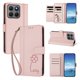 thumbnail image 2 of Funda Cartera Trébol para Motorola Moto G37/G37 Power con Ranuras Tarjetas y Carga Inalámbrica Rosa, 2 of 6